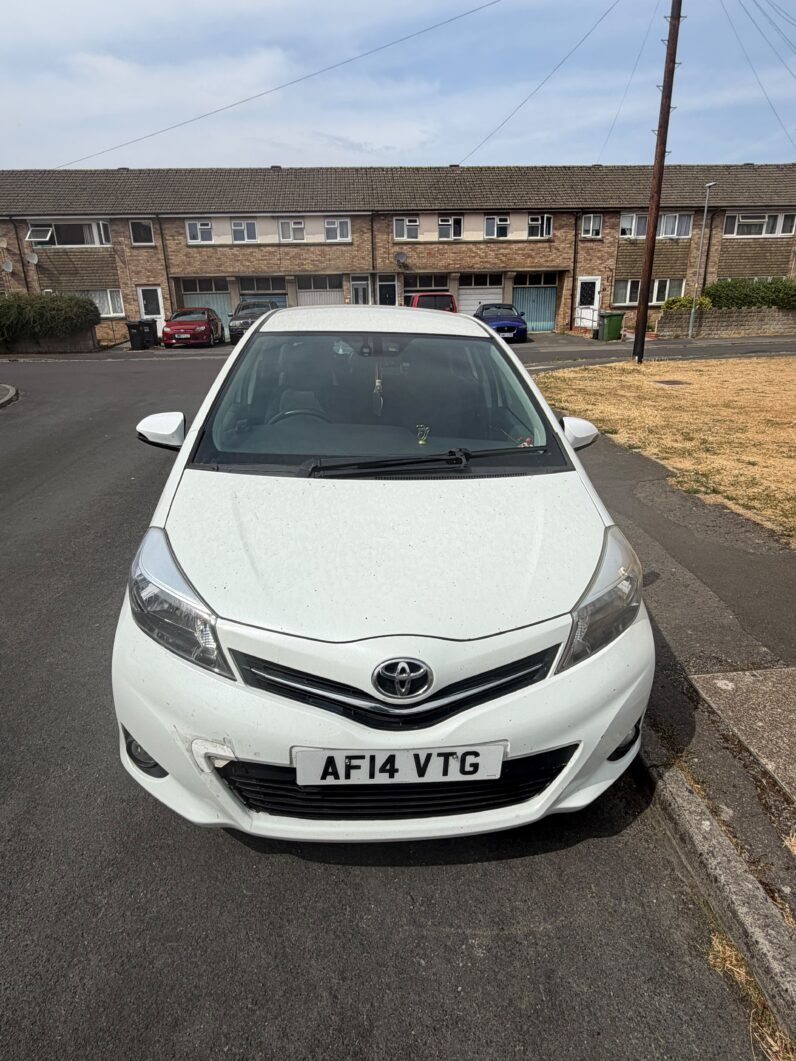 2014 TOYOTA YARIS 1.33 PETROL MANUAL