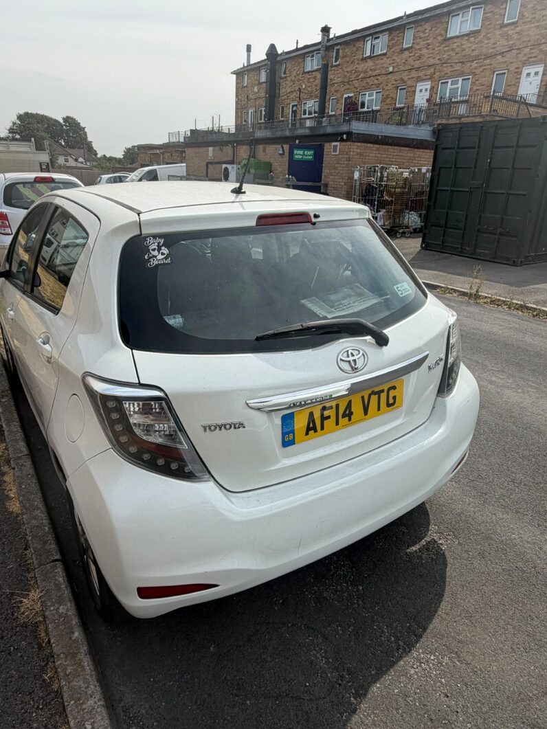 2014 TOYOTA YARIS 1.33 PETROL MANUAL
